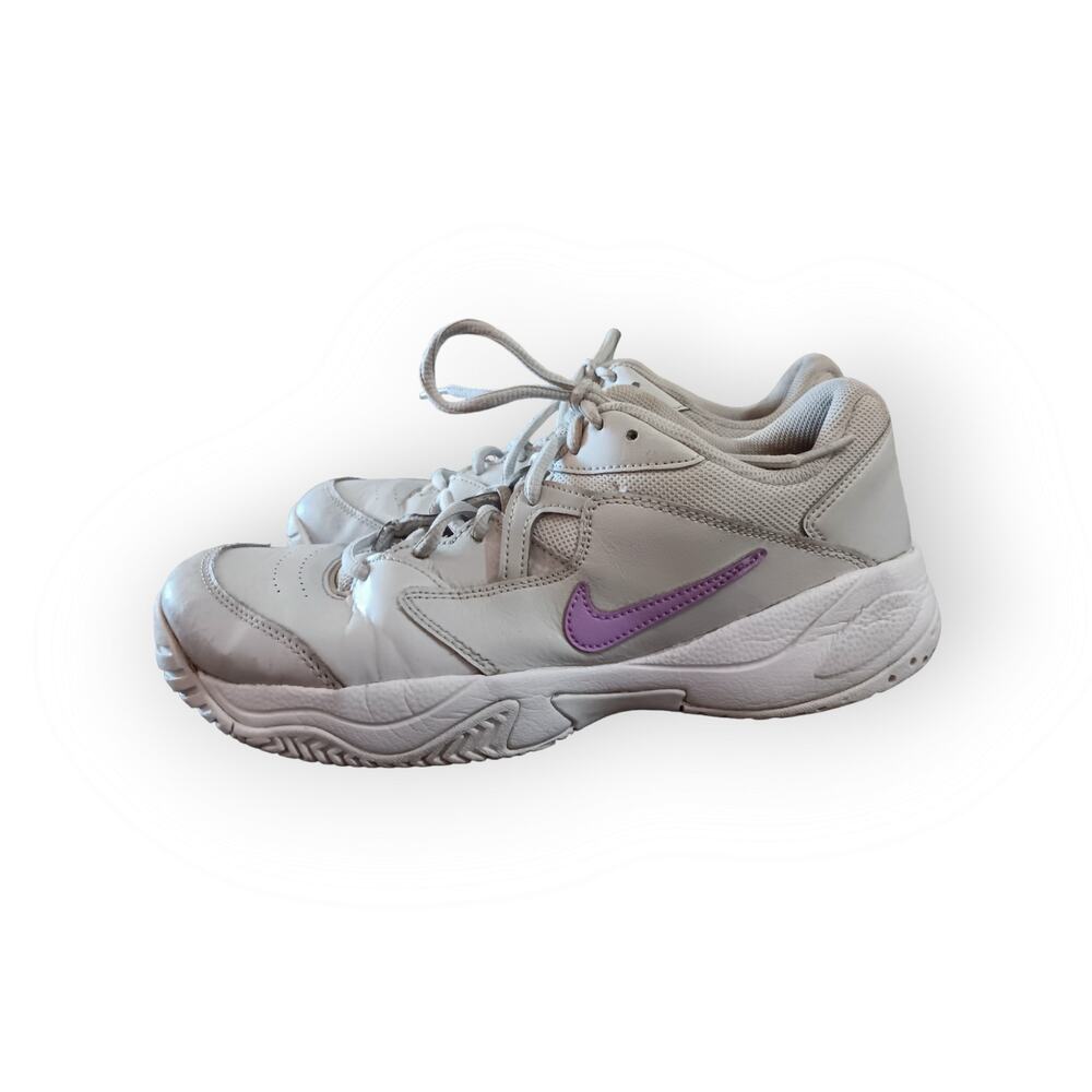 Nike Hard Court Lite 2 Shoes Grey/White/Purple AR8838-024 size 11